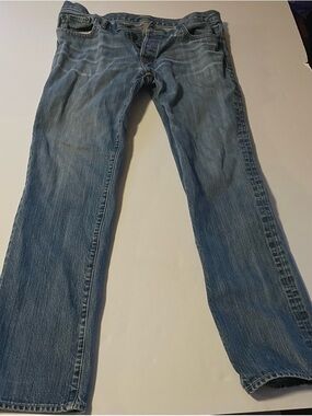 Abercrombie & Fitch Light Blue Washed Denim Jeans